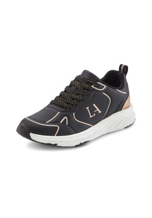Sneaker low - schwarz goldfarben