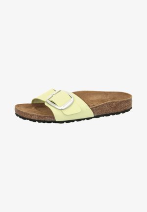 Birkenstock MADRID BIG BUCKLE LENB - Riemensandalette - faded lime