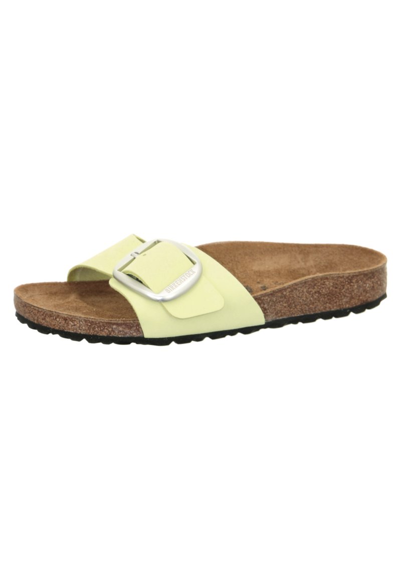 Birkenstock MADRID BIG BUCKLE LENB - Sandals - faded lime