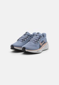 Nike Performance AIR ZOOM PEGASUS 41 - Tekaški copati za cesto - blue-grey, rose gold-coloured