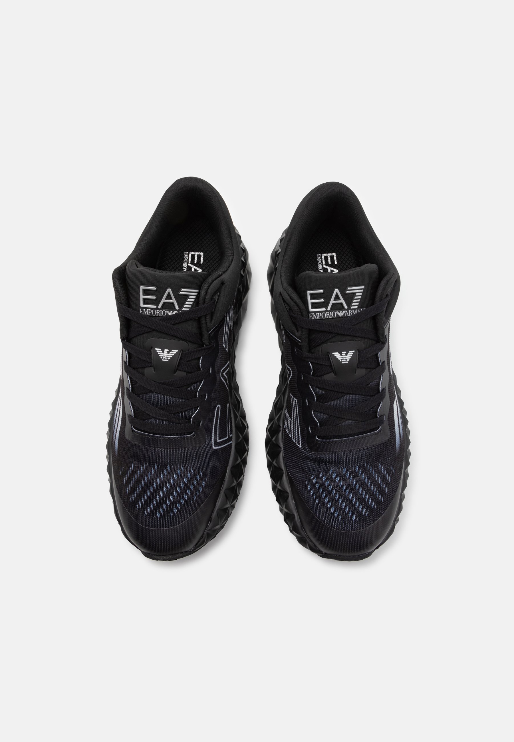 EA7 Emporio Armani KOBRA - Sneakers low - triple black/negru