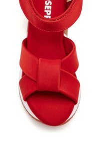 Gioseppo HEATH - Sandalias con plataforma - rojo