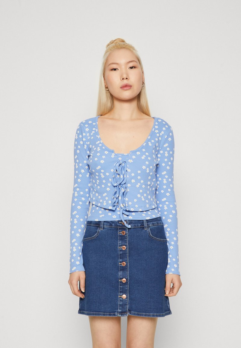 ONLY - ONLINC FENJA SET - Top - blue, Forstør