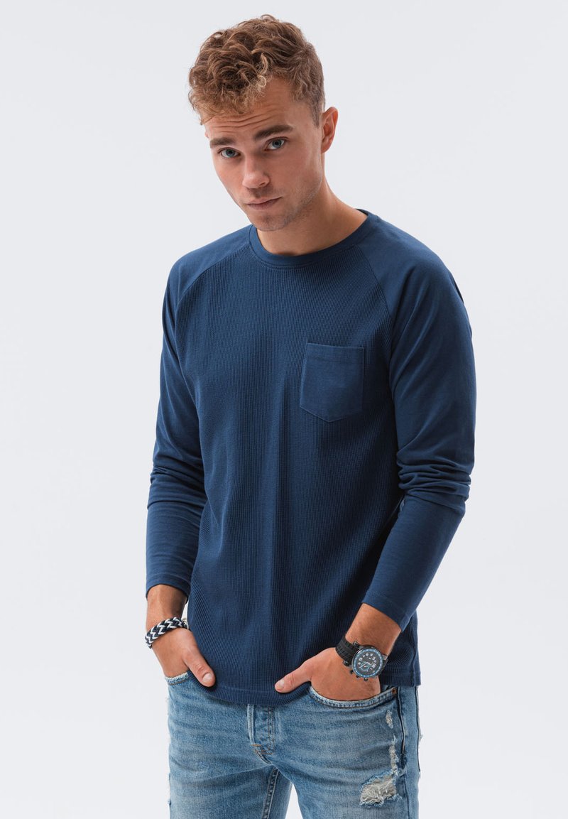 Ombre OM LSCL - Sweater - dark blue