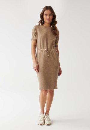 PAM - Strickkleid - beige