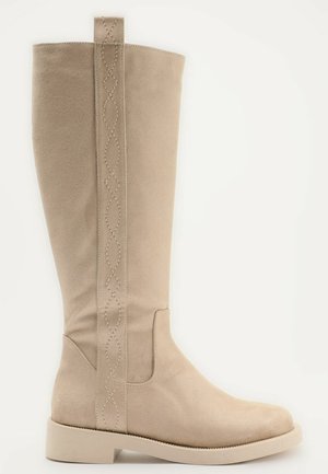 Stivali Donna SAS Bethany In Vera Pelle - Beige (Incenso), Tacco 3,2 Cm, Cerniera E Plantare Rimovibile