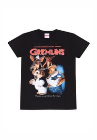 Henry Tiger GREMLINS HOMEAGE STYLE - Triko s potiskem - black
