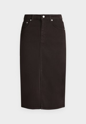 GANT, PENCIL SKIRT - Bleistiftrock - deep brown