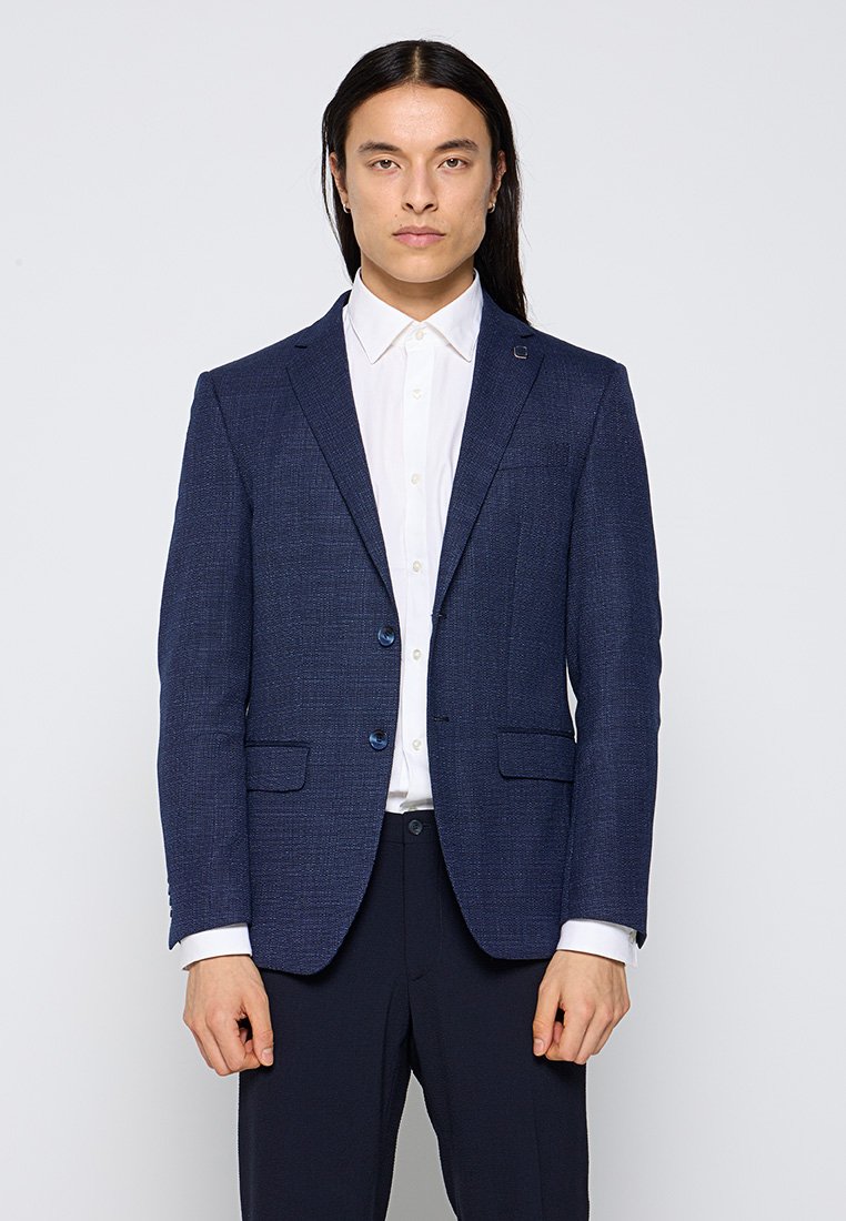 Hechter Paris Veste de costume bleu marine