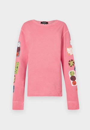 Dsquared2 BREEZY FIT TEE - T-shirt à manches longues - coral