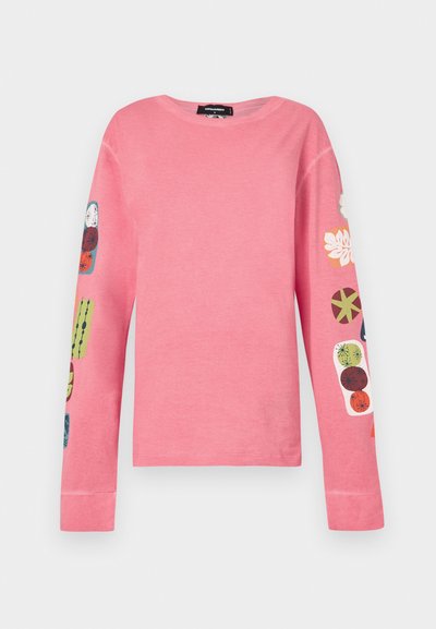 Dsquared2 BREEZY FIT TEE - Longsleeve - coral