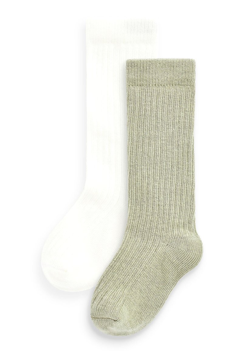 Next BABY KNEE LENGTH SOCKS 2 PACK Kniestrümpfe sage green/grün