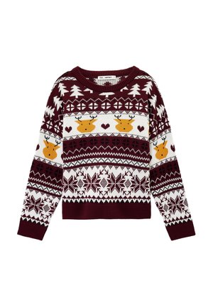 CHRISTMAS SWEATER - Pullover - bordeaux