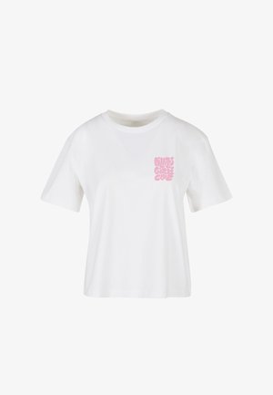 Mister Tee, PILATES GIRLS CLUB TEE - Tričko s potlačou - white