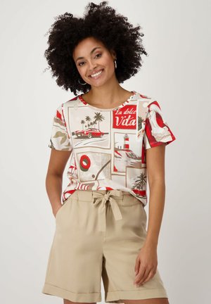 RUNDHALS - T-shirt imprimé - kombi