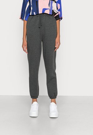 Tracksuit bottoms - mottled dark grey