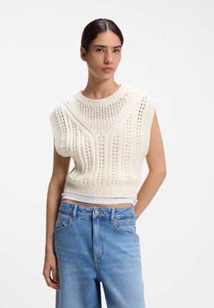 BOSS, C_FISEO - Pullover - open white