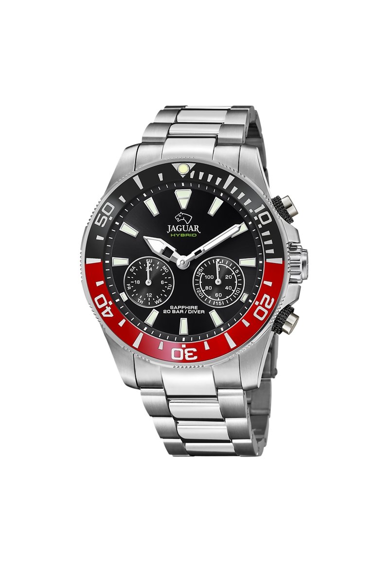 Jaguar HYBRID - Montre à aiguilles - silber farbend