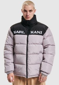 Karl Kani - KM-JK012-010-10 KK RETRO ESSENTIAL PUFFER  - Winterjacke - light grey Thumbnail-Bild 1