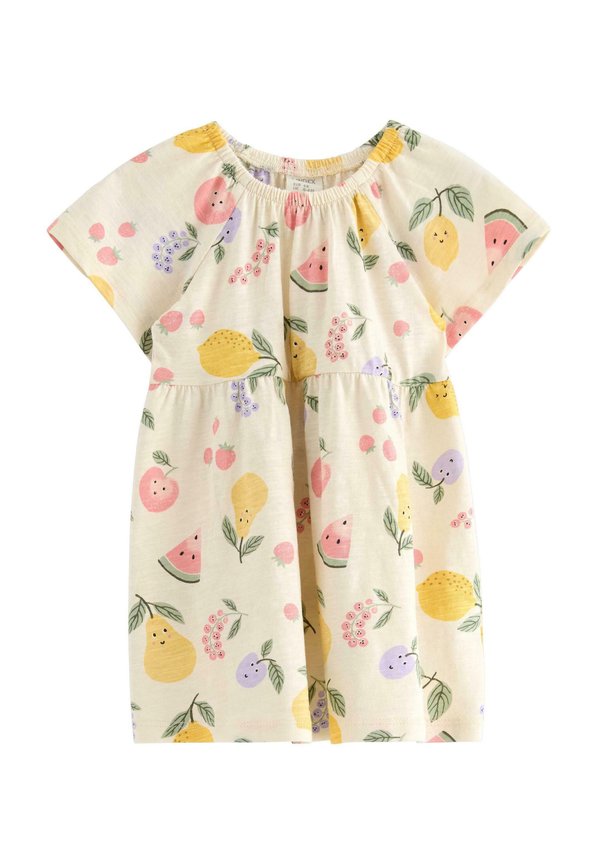 SHORT-SLEEVED - Jerseykleid - light beige