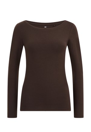 WE Fashion Longsleeve - brown