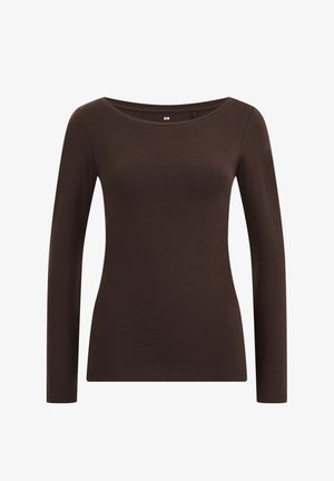 WE Fashion Longsleeve - brown