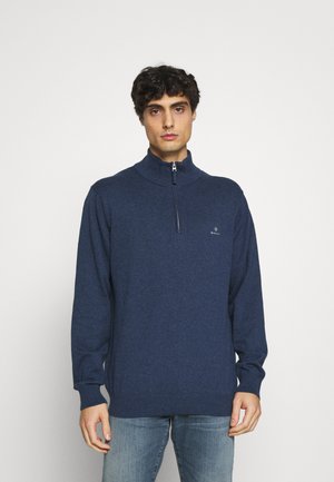 CLASSIC HALF ZIP - Svetr - dark jeans blue