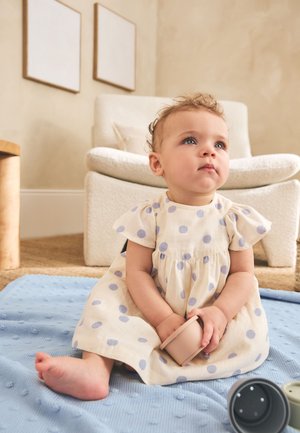 Next, BABY BOBBLE BLANKET - Mullwindel - blue