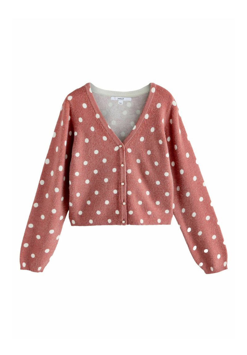Next REGULAR FIT - PEARL BUTTON - Gilet - brown spot