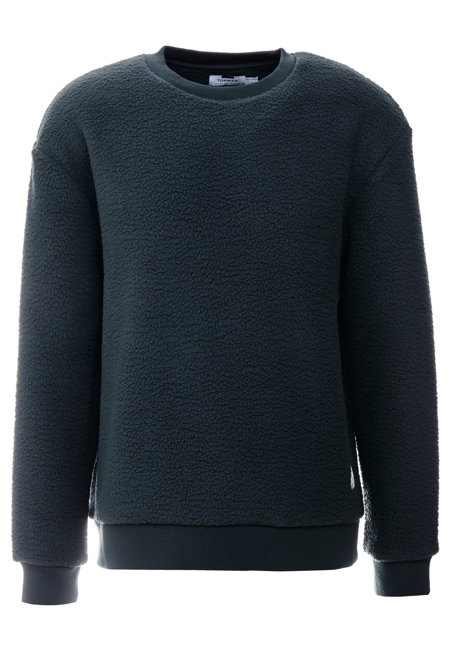 Topman CHARCOAL BORG CREW Fleecegenser grey Zalando.no Topman CHARCOAL BORG CREW - Fleecegenser - grey