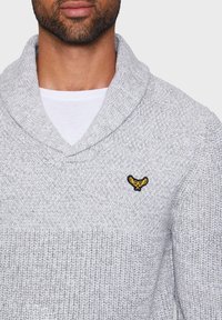 Threadbare CROMWELL - Trui - light grey / ecru twist