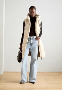 Mos Mosh SQUARE WAISTCOAT - Vesta - feather gray