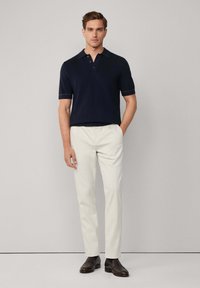 Hackett London TEXTURED - Piké - dark denim blue