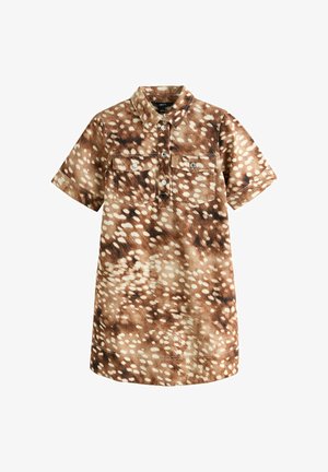 Next, Shirt dress - animal print