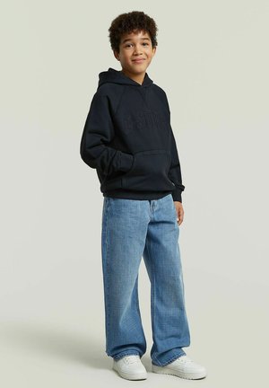G-STAR, BOYS BASIC COLL HOODED SWEATER - Felpa con cappuccio - salute