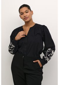 Kaffe Curve NATALIA  - Bluse - black deep