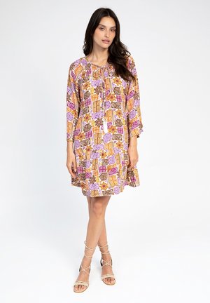 AN'GE SHORT PRINTED MILONA - Robe de jour - nairobi multico