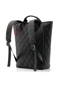 saddle bag M rhombus black (sac à main, noir