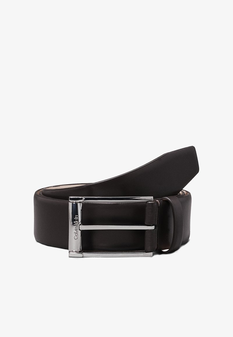 Calvin Klein Cintura - dark brown smooth