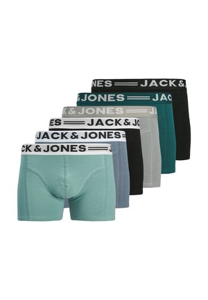 6 PACK - Boxer aderenti - dunkelgrün   blau