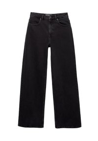 MID-RISE - Džíny Straight Fit - black