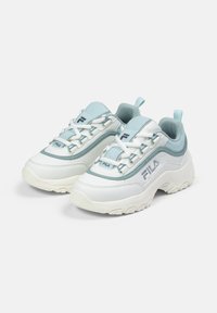 Fila STRADA LOGO - Sneakers basse - white/blue glow/marshmallow