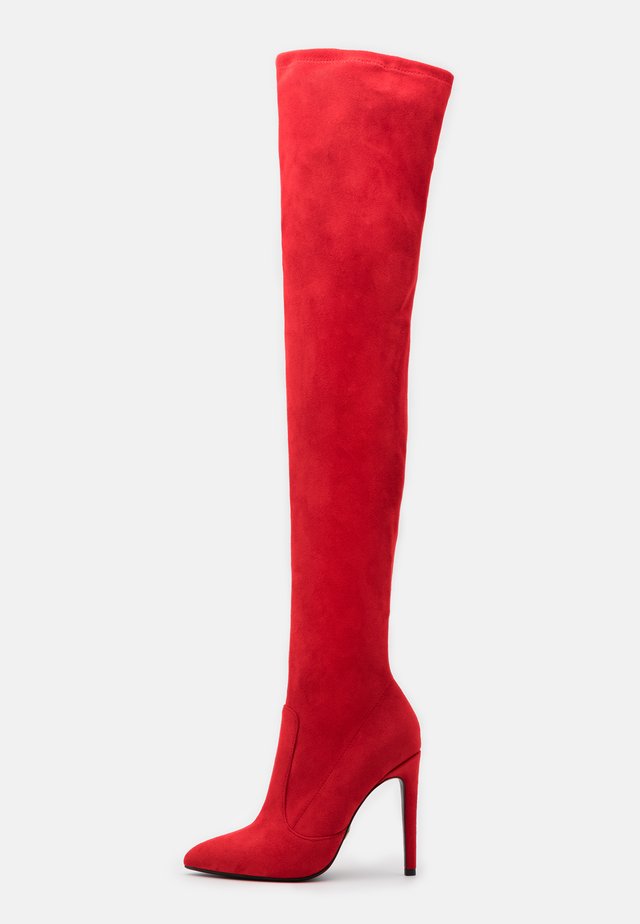 Bottes femme rouge en ligne sur la boutique Zalando