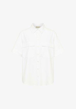 My Essential Wardrobe, SUNNAMW BOXY SHORT SLEEVE - Nööpidega pluus - bright white