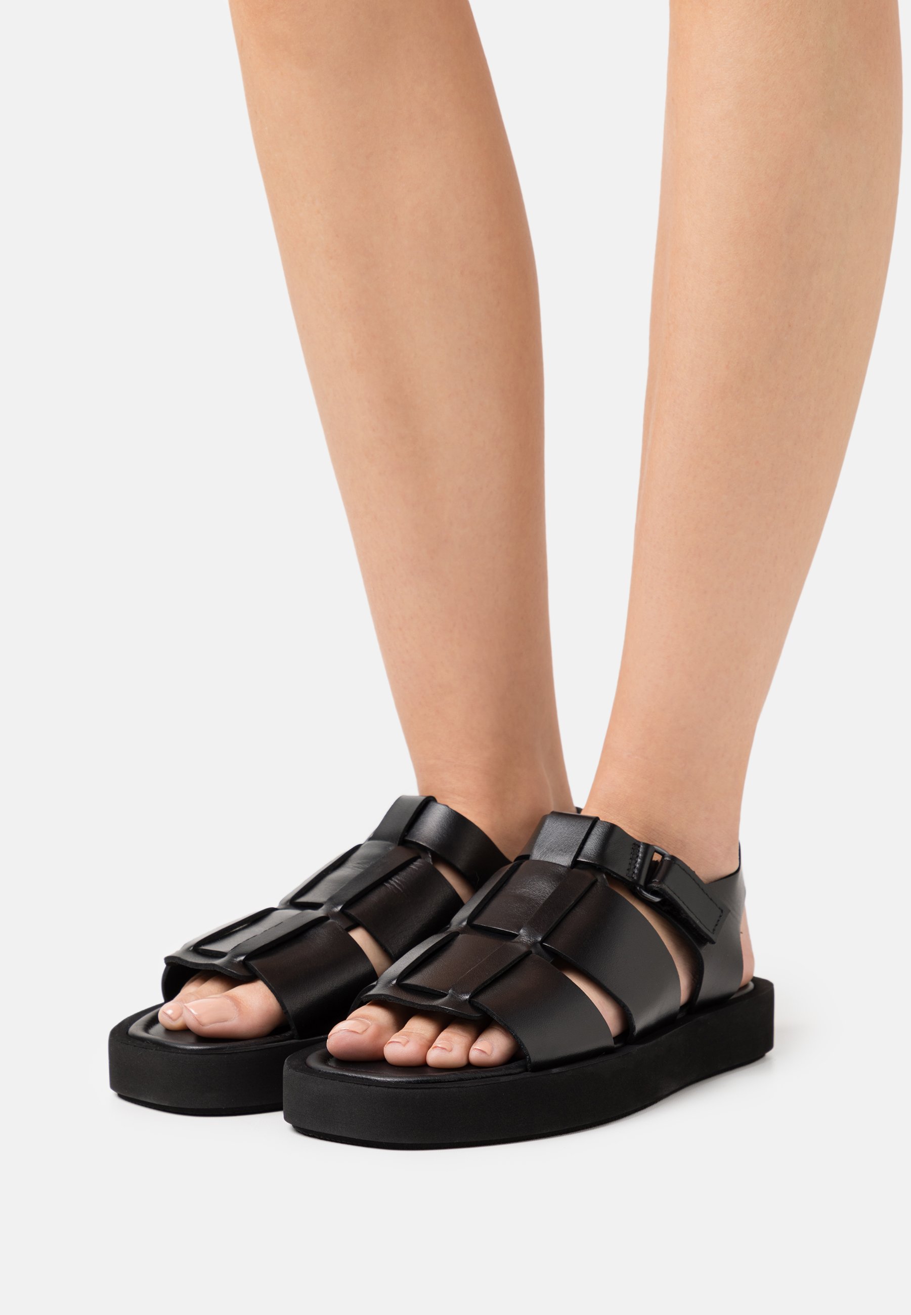 By Malene Birger KLEVA - Platform sandals - black - Zalando.ie