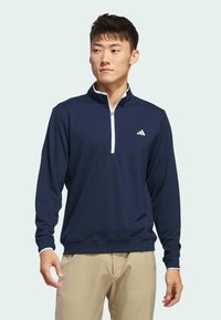 adidas Golf - LIGHTWEIGHT HALF ZIP TOP - Mikina - collegiate navy Miniatúrny obrázok 1