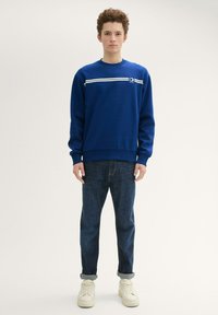 TOM TAILOR DENIM MIT LOGOPRINT - Felpa - space cadet blue