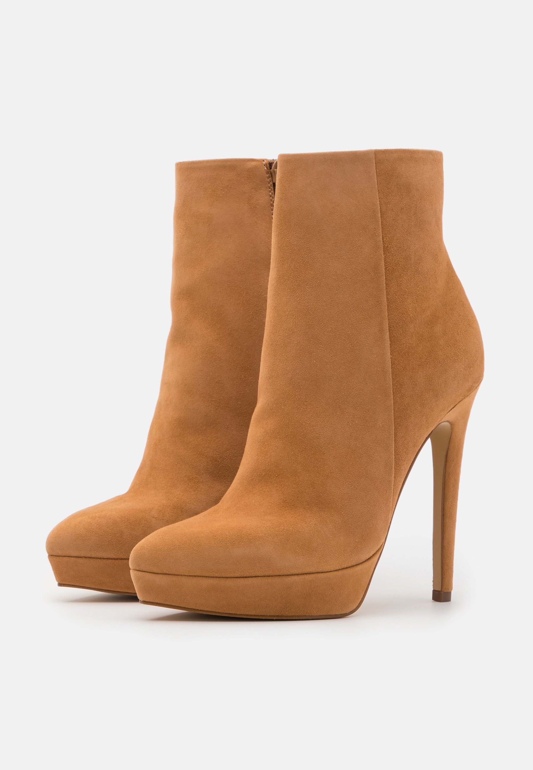 tan stiletto ankle boots