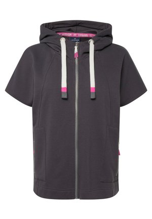 LAURASØN Mikina na zip - dark gray