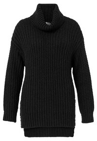 HALLHUBER Stickad tröja - black